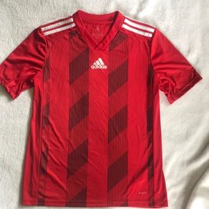Kids Large Adidas short sleeve athletic shirt
